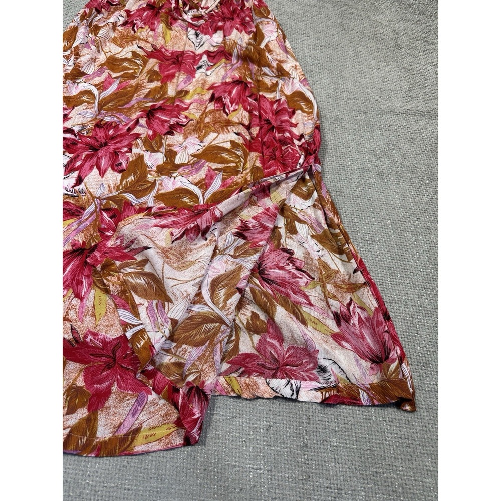 Lascana Venus Dress Womens Small Pink Floral Strapless Vacation Resort Read - Picture 6 of 11